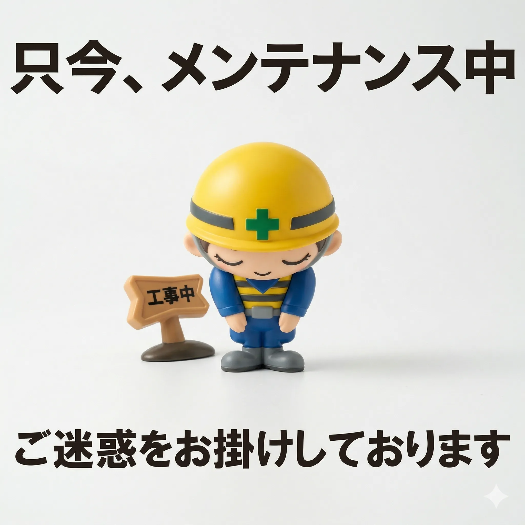 ただいまメンテナンス中です